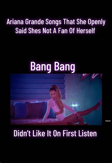 I was fell down a TikTok hole last night of artists who hate their own songs … apparently there is a lot of songs of her own Ariana Grande doesn’t actually like and I have to say.. she has no taste .. Break Free, Why Try, NASA and Touch It are all bangers .. she can have Problem tho aha @arianagrande #throwback #arianagrande #music #etrenalsunshine #thankunext