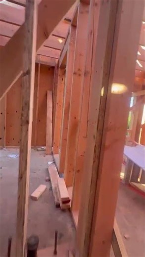 Inside a New Room Addition Framing Build by Step Up Construction Bay Area