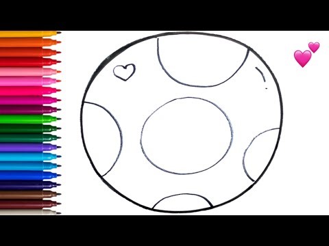 How To Draw ball Step By Step | ball Drawing Easy | Drawings For Kids