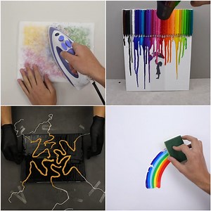 Check out these super fun painting hacks for kids! 😍 | MetDaan