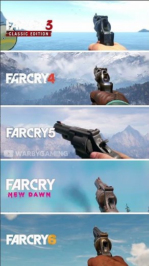 44 Magnum Comparison | FC 3 vs FC 4 vs FC 5 vs FC New Dawn vs FC 6