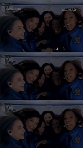 689K views · 5.7K reactions | Footage from inside the Blue Origin space capsule during zero gravity showed its star-studded all-female crew taking in the views! | Access | Facebook