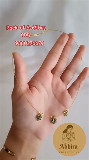 very beautiful and trending invisible neck chain design pack of 5 only 650rs
