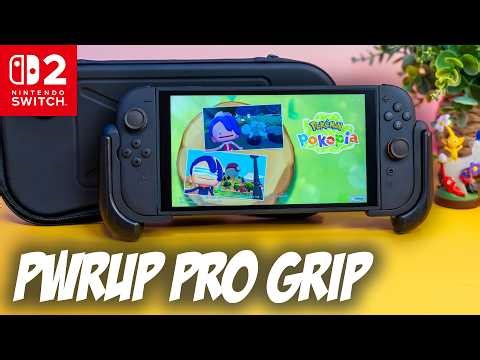 PWRUP Nintendo Switch 2 Pro Grip Review – Memory Foam Handles Change Everything!