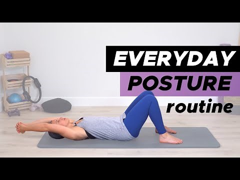 Pilates for Posture Routine | 15 MIN AT-HOME PILATES