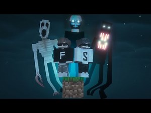 Surviving One Block With Horror Mods!