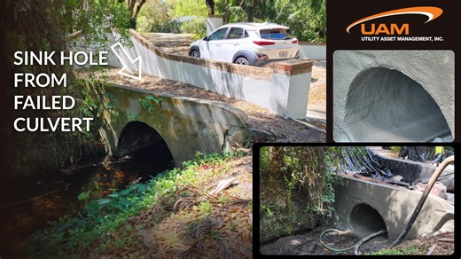 Even though I’m up here in Georgia, our Utility Asset Management team just tackled a critical project down in Cocoa, Florida — and it was tested in a big way this week. They got 6 inches of rain in just 12 hours! 🌧️ Before the repair, a sinkhole was growing on top of the bridge, the only access to a home, caused by a rusted-out culvert washing away underneath. Thank goodness it was fixed just in time. 🙌 When the storm hit, the water was right up to the top of the 72-inch culvert, and it held p