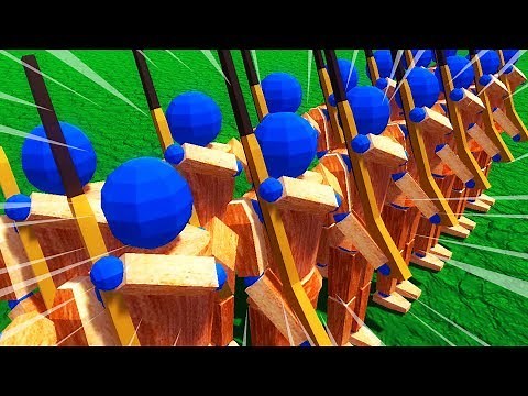 WALKI DREWNIANYCH ŻOŁNIERZY! - WOODEN BATTLE PO POLSKU