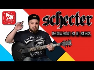 SCHECTER DEMON S-II - новая электрогитара от Шектер, играем кавер на CRAZY TRAIN