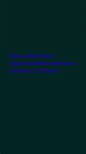 🚫 Stop copy-pasting from AI Universities have upgraded their AI detectors (Turnitin, GPTZero). ✅ Use AI for ideas ✍️ Write the final draft yourself Stay safe. Stay original. DM me for more details https://wa.me/ 923087617511 | AssignmentPro Services
