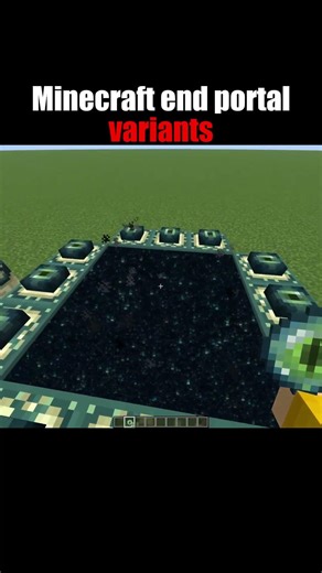 Minecraft Portal Variants You Must Try 😱 (Best Designs Ever!) #minecraft #shorts