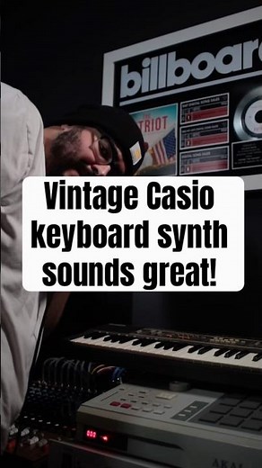Vintage Casio keyboard from 1986 #VintageGear #CasioKeyboard #RetroSounds #hiphop #producer #beats