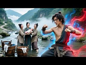 The baby born in the water turned out to be a martial arts genius who mastered the magic skills