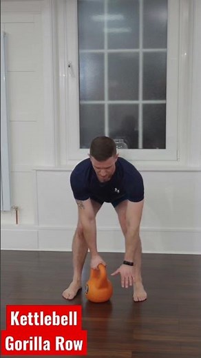 How to do a Gorilla Row with a kettlebell correctly | Coach Sean