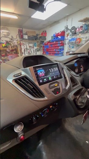 Audio Upgrade Ford Transit Custom CarPlay Android Auto KENWOOD DMX5023DABS #caraudio #fordtransit