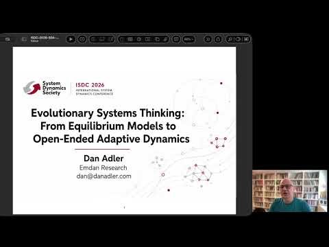 Dan Adler - ISDC 2026 - Evolutionary System Dynamics