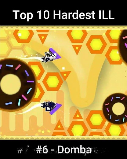 Top 10 Hardest Impossible Levels #geometrydash #gd #gaming #electronicmusic #music #edit #games