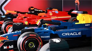 Full-Sized LEGO Formula 1 Cars Take Part In Miami Drivers' Parade