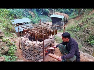 The process of catching and drying fish - Preserving food for the cold winter months.