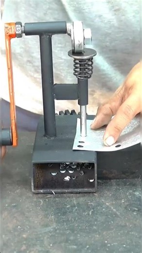 DIY manual punch press or eyelet setter#trendingreels #shortvideos #trending #viralvideos #viral