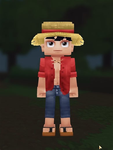 Devenir Luffy sur Hytale ! Voici comment personnaliser son avatar pour qu'il ressemble à Luffy de One Piece. C'est super simple 😁 #hytale #hytalegameplay #minecraft