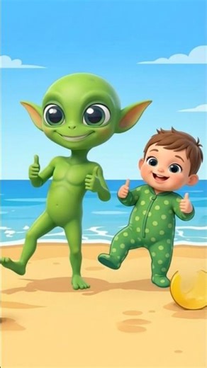 Cute boy dance with alien #funny #dance funny #cute #cutebaby #shortsfeed #dudidudidam#ytshorts