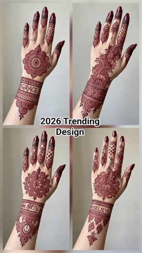 Simple & Stylish Mehndi for Brides 2026 | New Peacock Design 🦚 #shorts #mehndi #viral #henna #latest