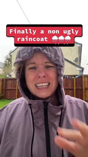 Finally a non ugly raincoat fleece lined too #raincoat #rainjacket #waterproofcoat #raincoats #rain