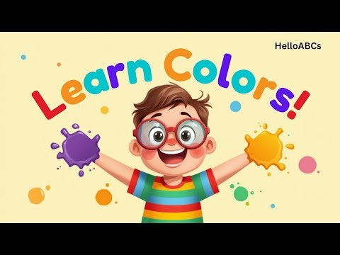 Color Names | Easy Learning Video For Toddlers & Preschoolers ‪@HelloABCs‬ #colorsforkids #colorsname