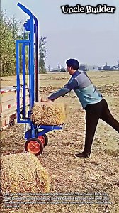 The Ultimate Hay Bale Lifter! #oddlysatisfying #heavyequipment #farminglife #diygadget #haybales