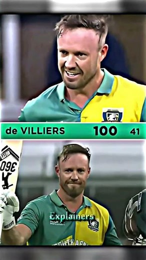 The alien AB de Villiers back with Bang ♾️💀 #shorts