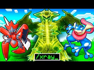 Random Starter Pokémon But I CHEAT With X-RAY! (Minecraft Pixelmon)