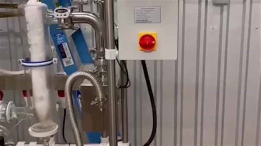 Thin Film Evaporator for Manufacturing Plant Use