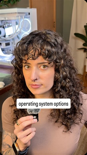 madelyn on Instagram: "What’s your operating system of choice? - #windows #linux #macos #chromeos #operatingsystem #pcbuild #tech #techgirl #techbaddie #desksetup #pcgaming"