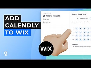 How to Add Calendly to Wix Website | EASY
