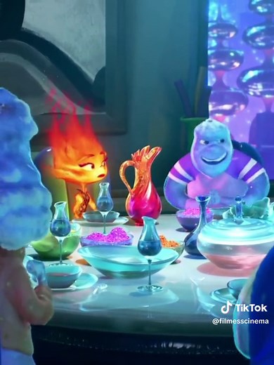 Filme Elemental: Fogo e Água em 3D - Cativante e Envolvente