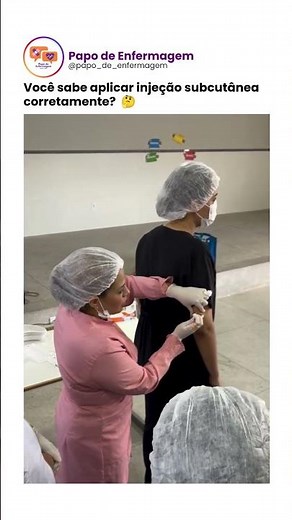 Você sabe aplicar injeção subcutânea corretamente? 🤔