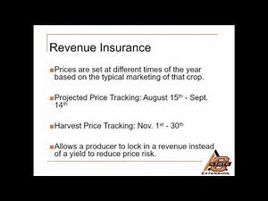 Crop Insurance Basics
