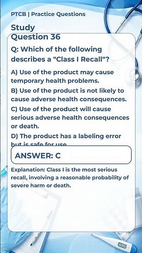 PTCB Practice Question #36| Can You Get This Right?