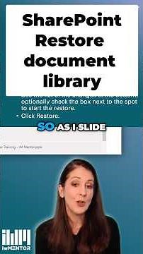 Restore a SharePoint Library - Time Travel for Your Files with a Slider