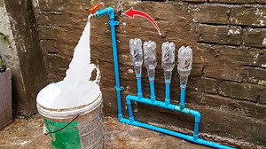 Amazing idea! How to fix PVC pipe Low pressure water to Make strong pressure water | Homemade Creative
