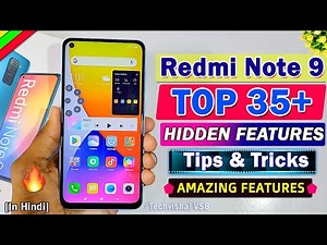 Redmi Note 9 Tips & Tricks | TOP 35+ Best Hidden Features in Hindi | Redmi Note 9 Hidden Features