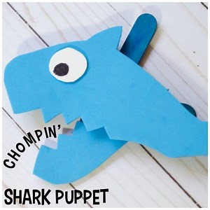 23K views · 37 reactions | FOAM SHARK PUPPET Perfect easy kids craft...
