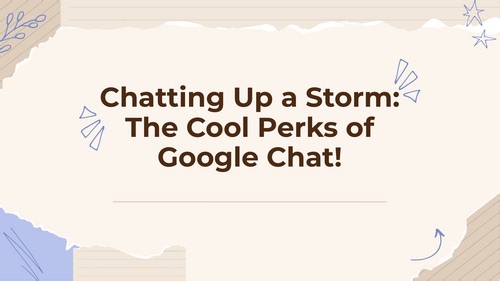 Literacy Skills Using Google Chat: 3 Different levels of Literacy Activities for KS3 -KS4 | Teaching Resources