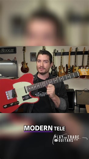 This Telecaster has medium jumbo frets that make bending super easy, plus a modern radius. While it looks vintage, it plays modern. The ash tray bridge and brass saddles lend to the classic Tele tone. Comment "WIN" to enter our Gibson Les Paul Giveaway! Must also subscribe on YouTube - full video link in comments. SHOP FENDER AMERICAN PRO CLASSIC TELE: https://www.zzounds.com/a--3979398/item--FEN0114960?siid=377898 #Telecaster #Guitar #VintageGuitar #ElectricGuitar #GuitarTone | Play and Trade G