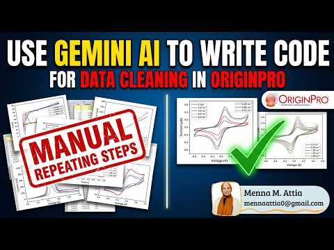 Best Way to Clean Research Data in OriginPro Using Gemini AI 2026