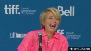emma thompson laugh on Make a GIF