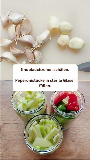 Peperoni einlegen Anleitung #kochen #rezepte #anleitung