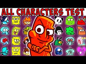 ALL CHARACTERS TEST | FNF Character Test | Gameplay VS Playground