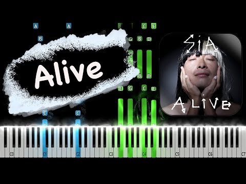 Sia - Alive Piano Tutorial